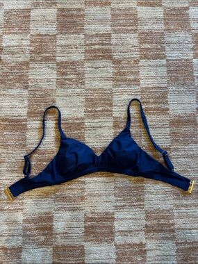 Stylest DreamLift Push-Up Bikini Top. Size Sm. Navy